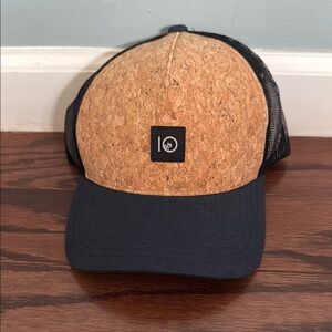 Tucker Cork and Black Mesh Hat NWT